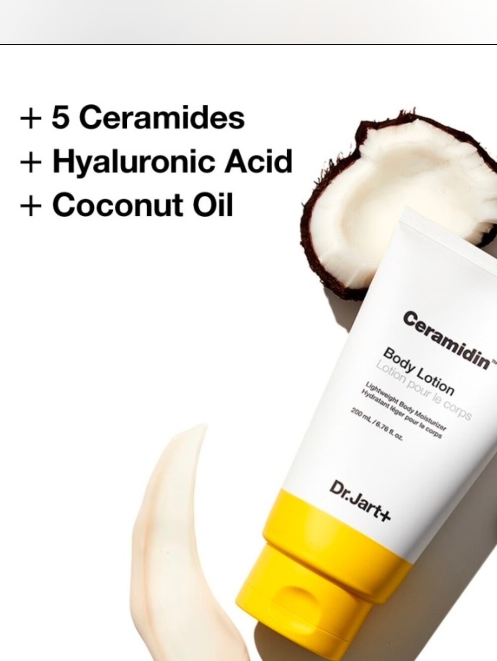 Dr. Jart+ Ceramidin Body Lotion Lightweight Body Moisturizer 200ml NIB - Picture 2 of 6